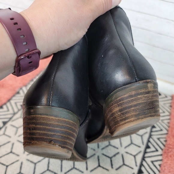 LUCKY BRAND KENDY BLACK STUDDED BOOTIES, SZ 10 - Picture 13 of 14